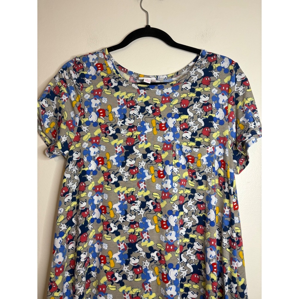 LuLaRoe Disney Mickey Mouse Print‎ Casual Dress Size S Womens - Picture 2 of 3